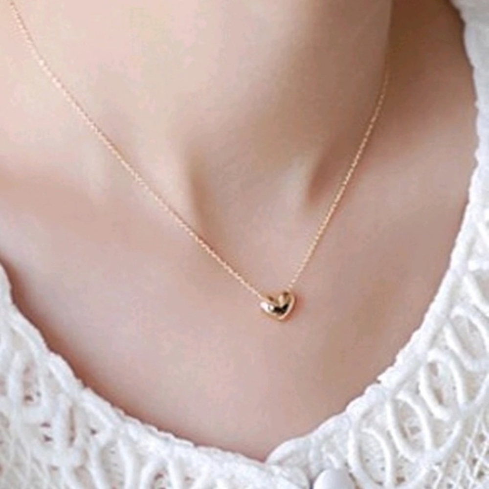 NEW!💙💎💛GOLDEN BUBBLE HEART💛💎💙PRETTY & DAINTY - Picture 4 of 8
